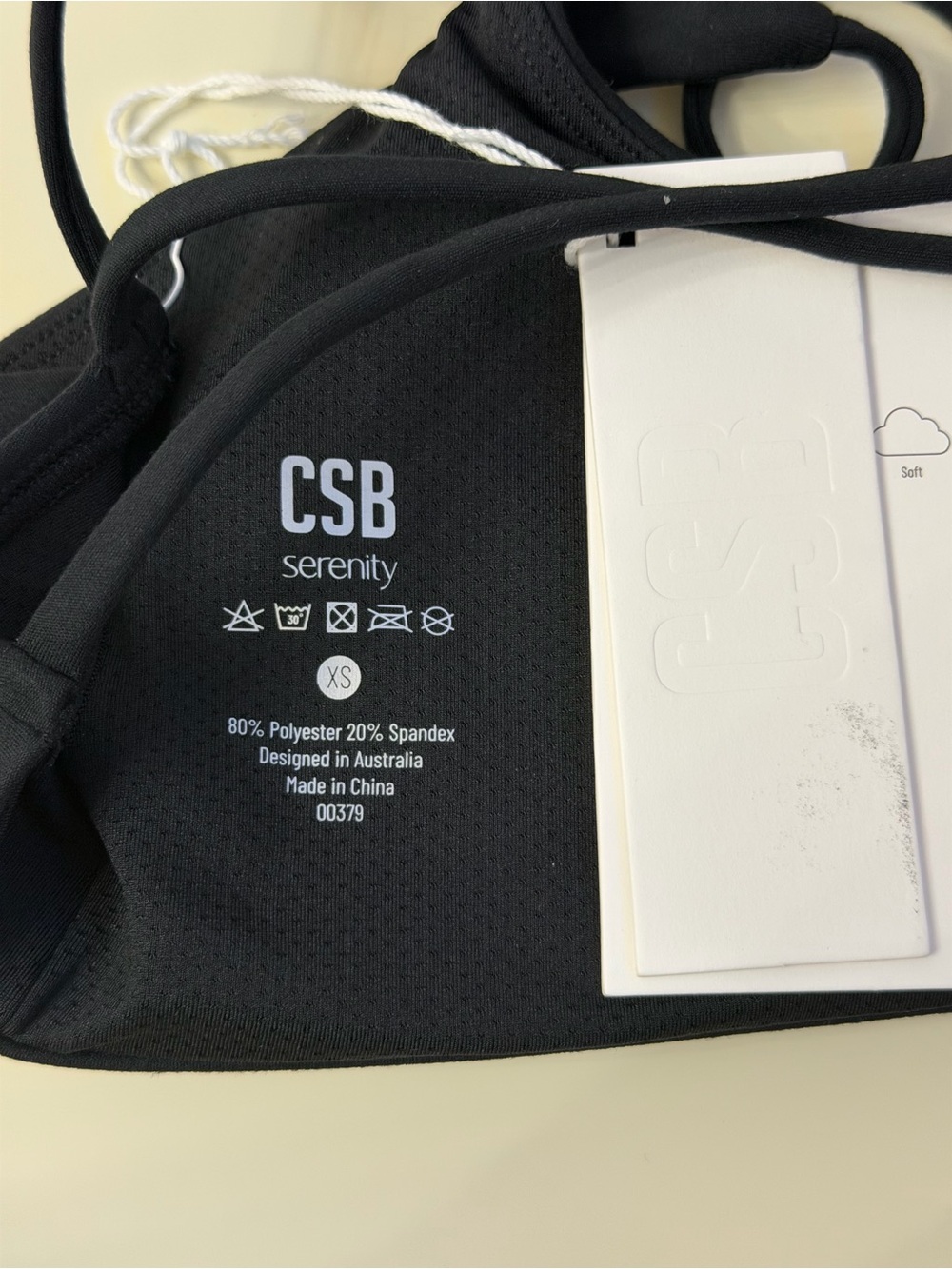 NWT CSB Serenity Lexi Crop XS in Black - Picture 8 of 8